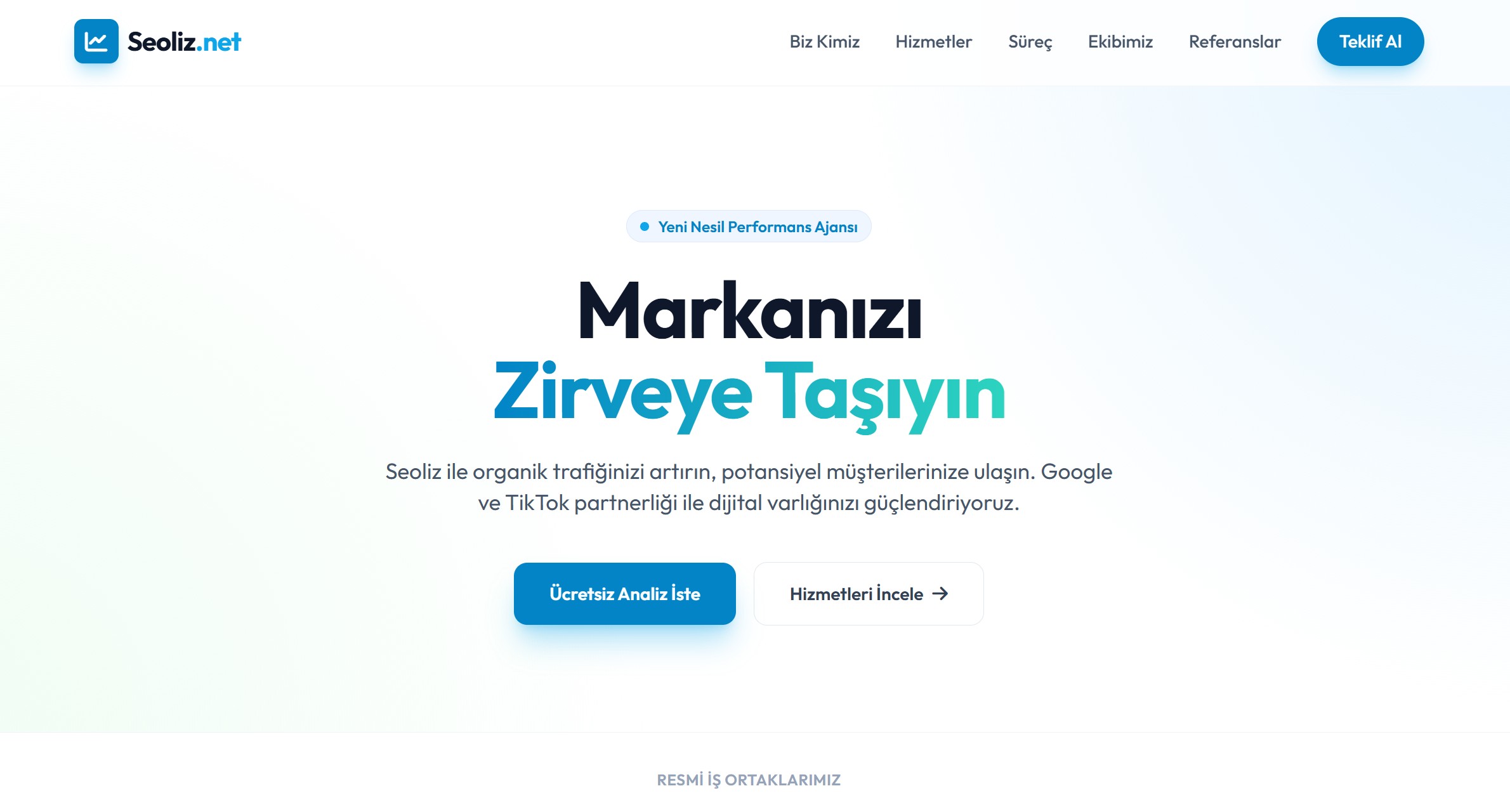 Yılmaz Hukuk Landing Page